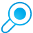 Search blue icon
