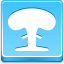 Nuclear Explosion Blue icon