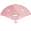 Fan pink icon