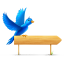 Bird sign icon