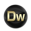 DreamWeaver Black and Gold icon