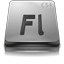 Adobe Flash CS4 Gray icon
