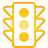 Traffic Lights yellow icon