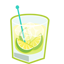 Caipirinha cocktail icon