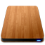 Wooden Slick Drives External Icon