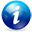 Info blue sphere-32