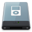 HDD Graphite iPod W icon