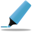 Highlightmarker blue icon