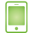 Mobile green icon