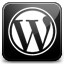 Wordpress black icon