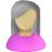 User female olive pink grey
