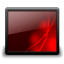 Desktop black red Icon