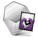 Mail purple-128