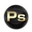 Gold PhotoShop icon