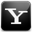 Yahoo black icon