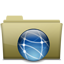 Folder Remote Brown icon