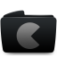 Folder black games Icon