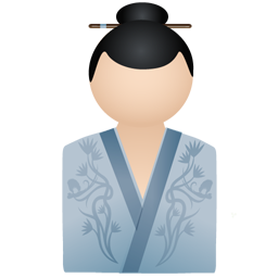 Kimono women blue