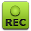 Recorder green icon