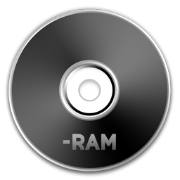 DVD RAM black
