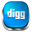 Digg blue button-32