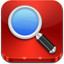 Search red icon