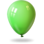 Ballon lime green Icon