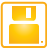 Floppy Disk yellow icon