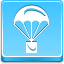 Parachute Blue Icon