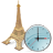 Eiffel Tower Clock-48