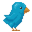 Pixel Twitter Bird-32