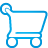 Shopping Cart blue icon