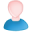 User male white blue bald-32