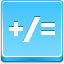 Math Blue icon