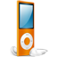 iPod Nano orange on-64