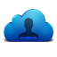 Cloud Contact icon