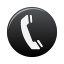 telephone black icon