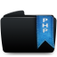 Folder black php icon