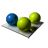 Green Blue Spheres-48