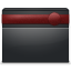 Black Folder Ribbon icon