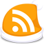 Xmas feed orange icon