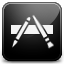 App Store black icon