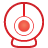 Web Cam red Icon