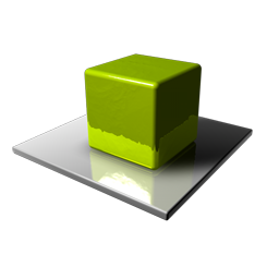 Green Cube-256