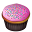 Cupcakes pink icon