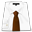 White Shirt Brown Tie-32