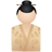 Kimono women beige-48