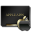 Apple Apps Black and Gold Icon