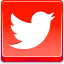 Twitter Bird Red icon