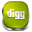 Digg green button-32